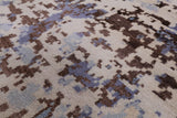 Modern Hand Knotted Wool & Silk Rug - 7' 11" X 10' 1" - Golden Nile