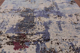 Modern Hand Knotted Wool & Silk Rug - 7' 11" X 10' 1" - Golden Nile