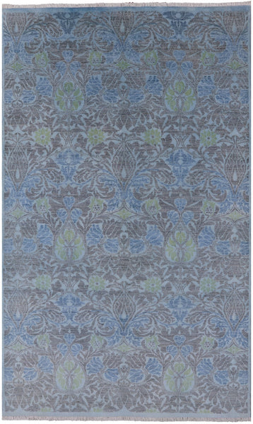 Full Pile Overdyed Handmade Wool Rug - 5' 3" X 8' 6" - Golden Nile