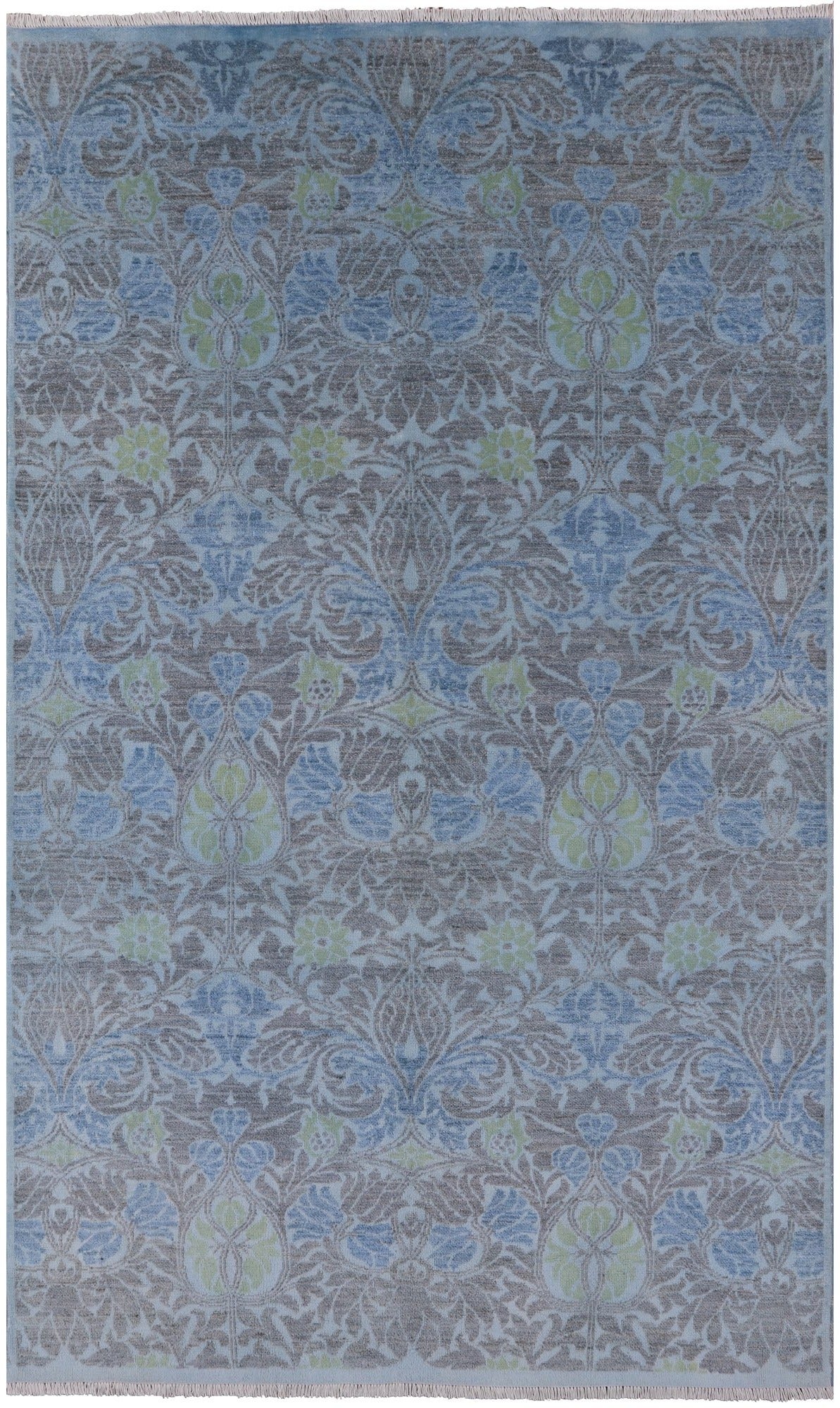Full Pile Overdyed Handmade Wool Rug - 5' 3" X 8' 6" - Golden Nile