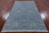 Full Pile Overdyed Handmade Wool Rug - 5' 3" X 8' 6" - Golden Nile