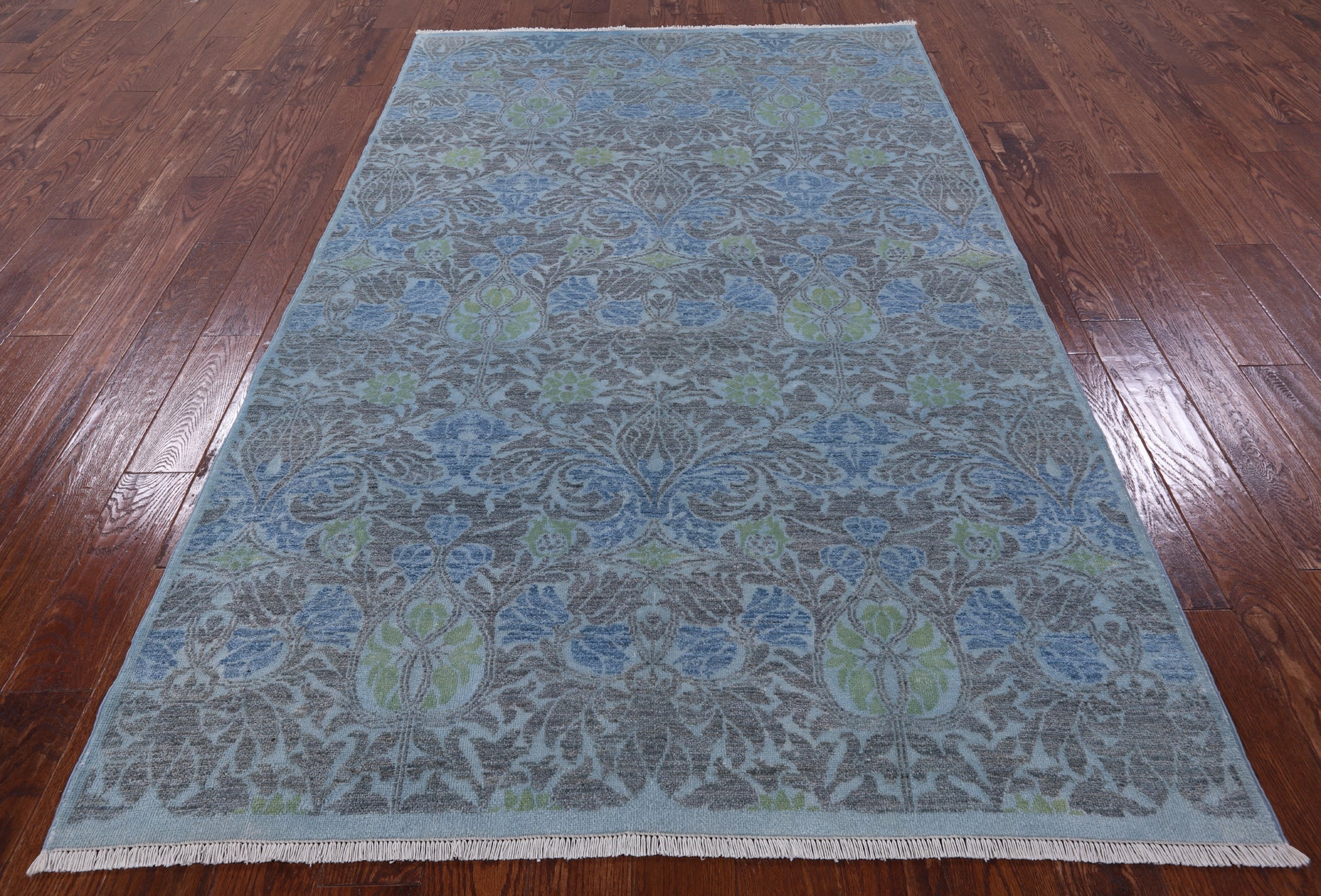 Full Pile Overdyed Handmade Wool Rug - 5' 3" X 8' 6" - Golden Nile