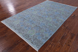 Full Pile Overdyed Handmade Wool Rug - 5' 3" X 8' 6" - Golden Nile