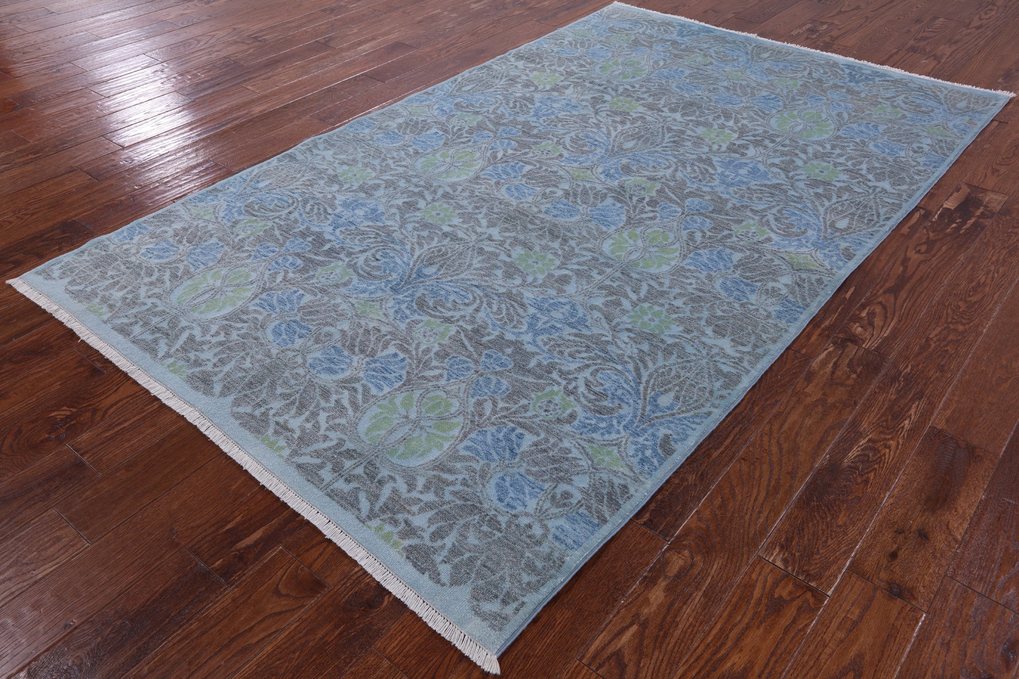 Full Pile Overdyed Handmade Wool Rug - 5' 3" X 8' 6" - Golden Nile