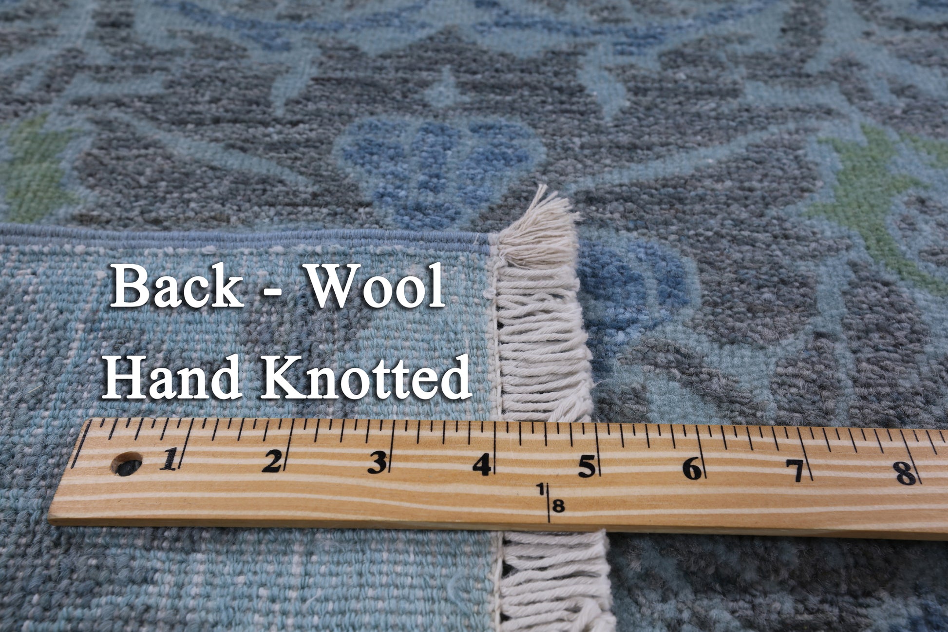 Full Pile Overdyed Handmade Wool Rug - 5' 3" X 8' 6" - Golden Nile