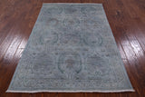 Full Pile Overdyed Handmade Wool Rug - 4' 2" X 6' 3" - Golden Nile