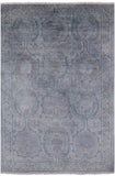 Full Pile Overdyed Handmade Wool Rug - 4' 2" X 6' 3" - Golden Nile