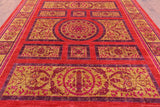 William Morris Handmade Wool Rug - 8' 10" X 11' 10" - Golden Nile