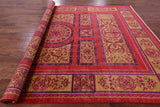 William Morris Handmade Wool Rug - 8' 10" X 11' 10" - Golden Nile