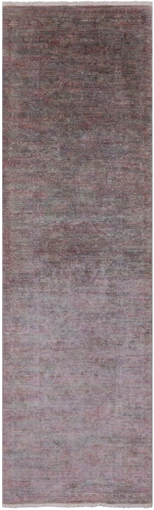 Full Pile Overdyed Handmade Wool Runner Rug - 3' 1" X 10' 3" - Golden Nile