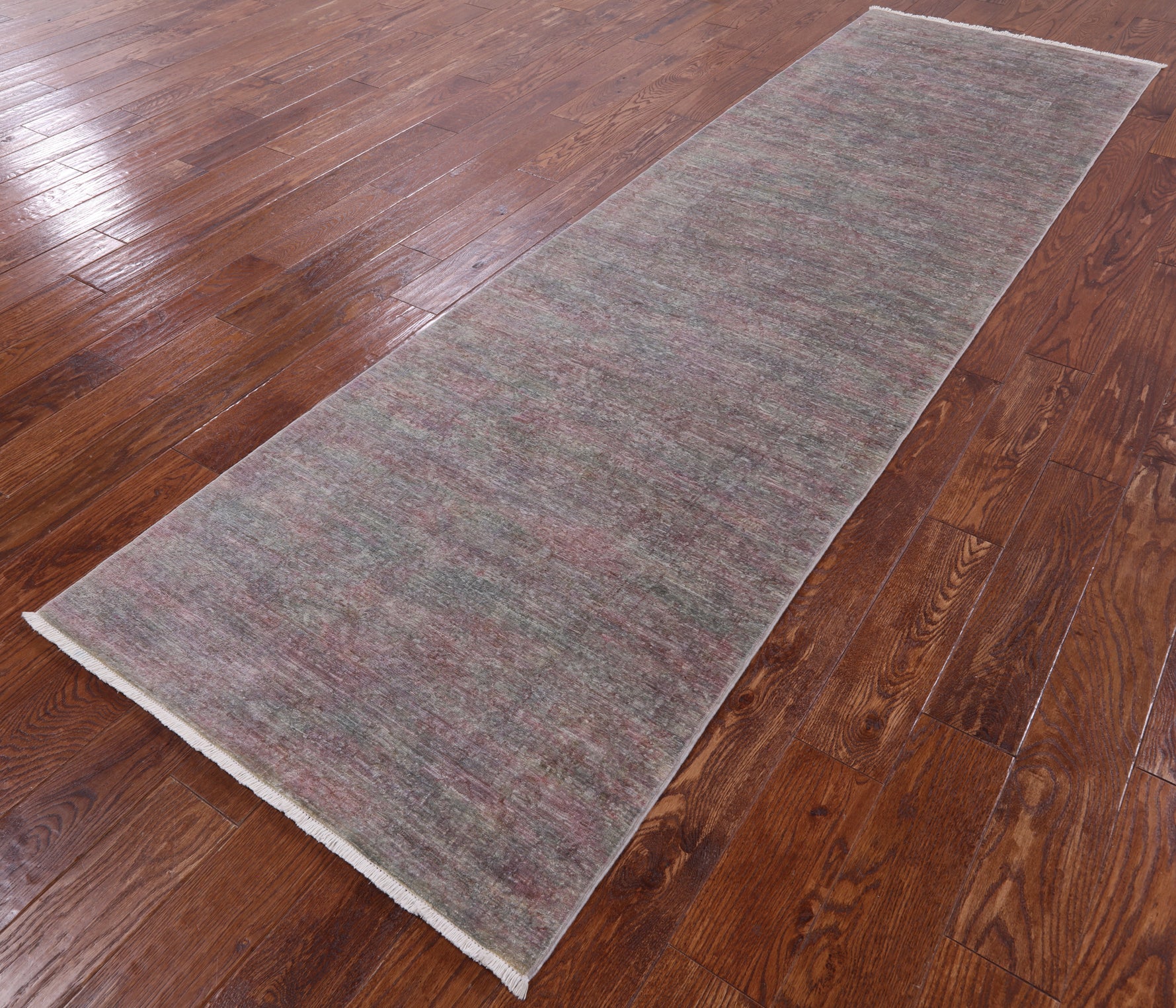 Full Pile Overdyed Handmade Wool Runner Rug - 3' 1" X 10' 3" - Golden Nile