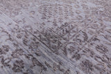 Grey Modern Handmade Wool & Silk Rug - 9' 0" X 12' 0" - Golden Nile