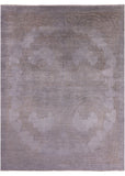 William Morris Hand Knotted Wool Rug - 9' 1" X 11' 10" - Golden Nile