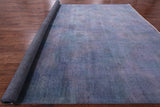 Full Pile Overdyed Hand Knotted Wool Rug - 11' 9" X 14' 4" - Golden Nile
