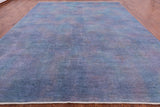 Full Pile Overdyed Hand Knotted Wool Rug - 11' 9" X 14' 4" - Golden Nile