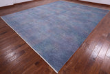 Full Pile Overdyed Hand Knotted Wool Rug - 11' 9" X 14' 4" - Golden Nile