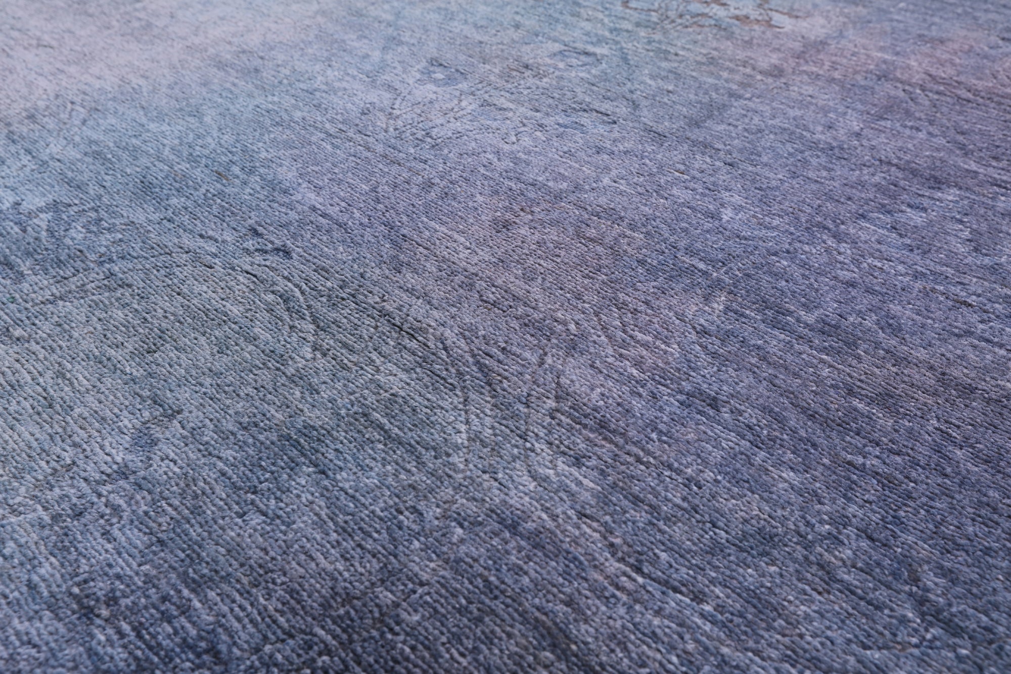 Full Pile Overdyed Hand Knotted Wool Rug - 11' 9" X 14' 4" - Golden Nile