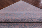 Grey Persian Handmade Wool & Silk Rug - 8' 1" X 10' 0" - Golden Nile