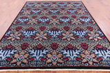 William Morris Handmade Wool Rug - 7' 10" X 9' 8" - Golden Nile