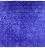 Square Full Pile Overdyed Handmade Wool Rug - 7' 9" X 8' 0" - Golden Nile