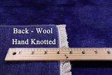 Square Full Pile Overdyed Handmade Wool Rug - 7' 9" X 8' 0" - Golden Nile
