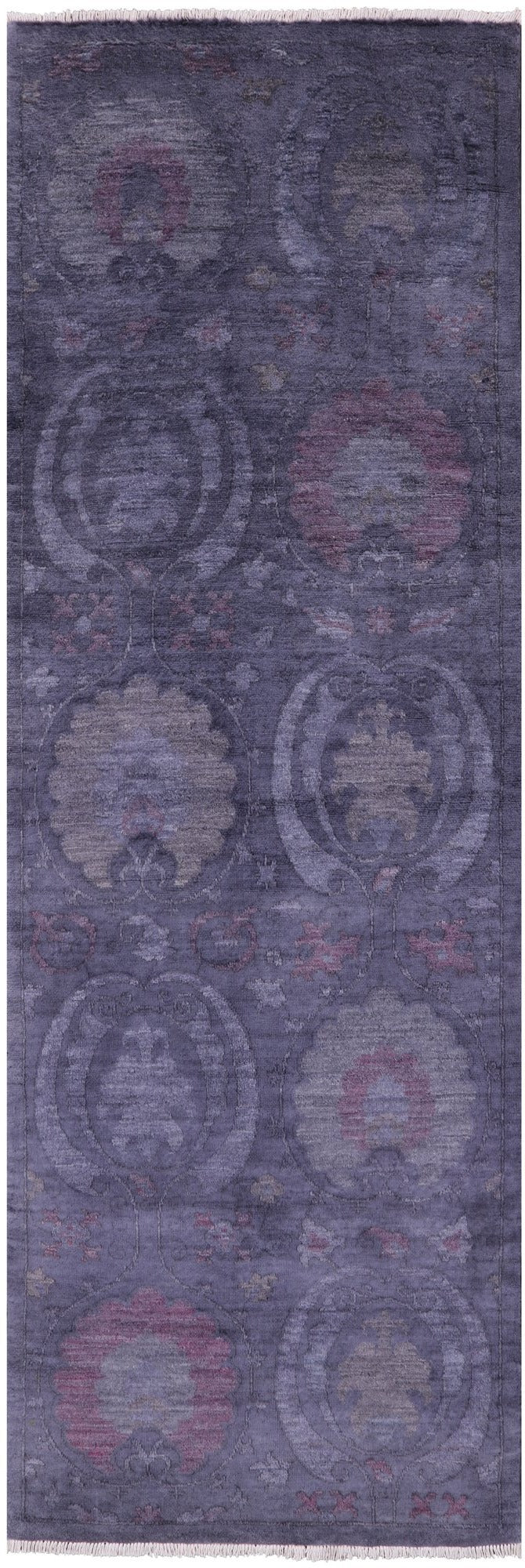 Full Pile Overdyed Handmade Wool Runner Rug - 2' 9" X 8' 2" - Golden Nile