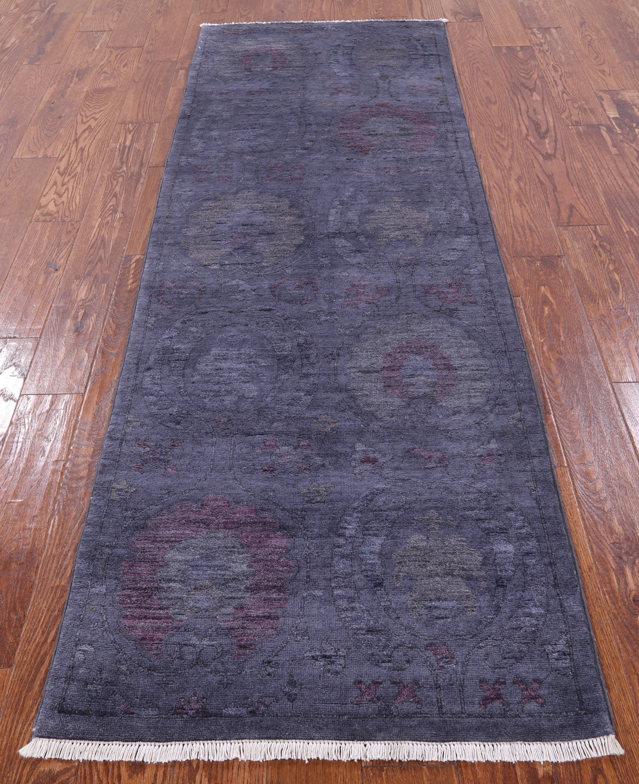Full Pile Overdyed Handmade Wool Runner Rug - 2' 9" X 8' 2" - Golden Nile