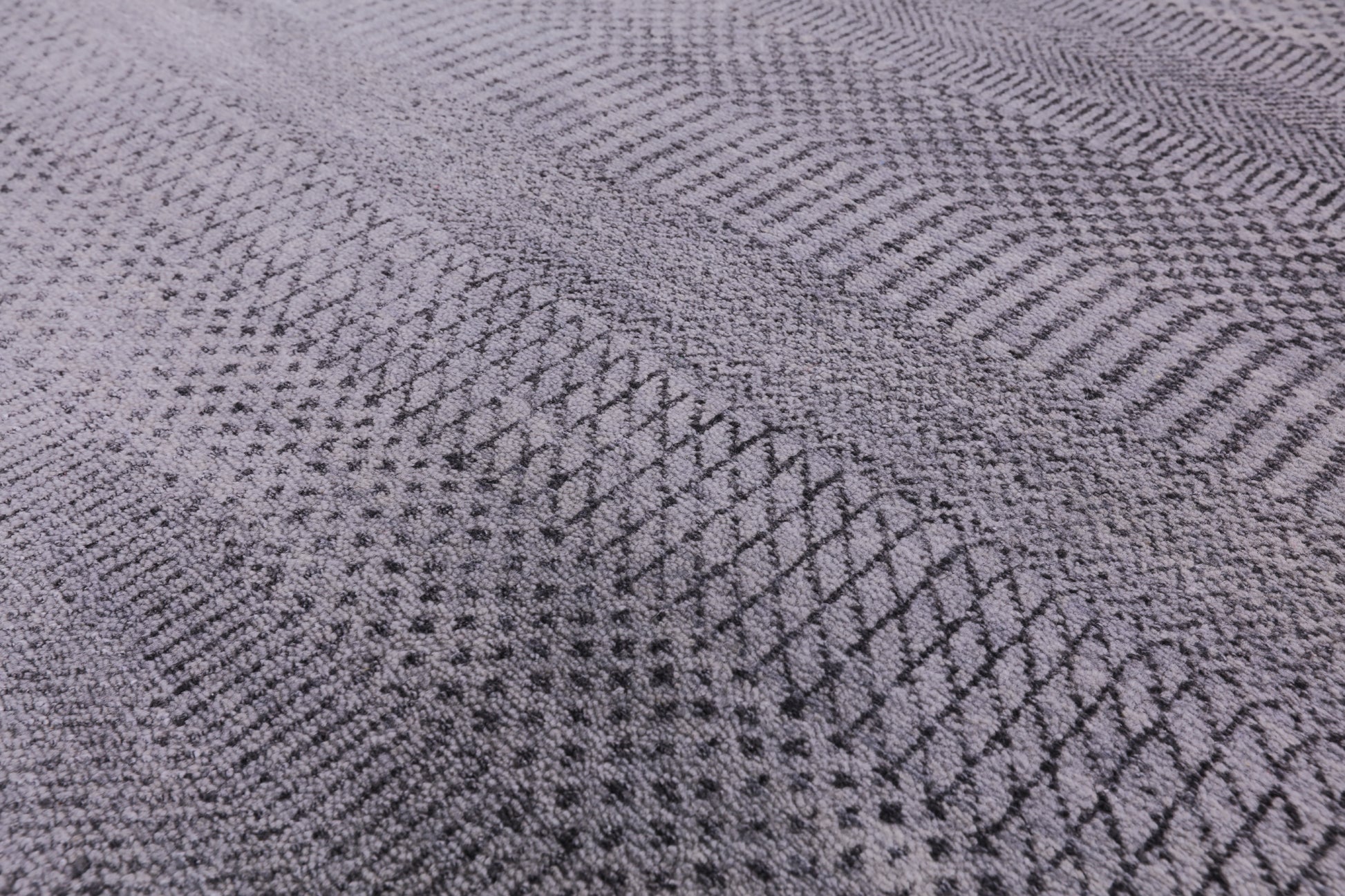 Grey Savannah Grass Handmade Wool & Silk Rug - 9' 0" X 12' 4" - Golden Nile