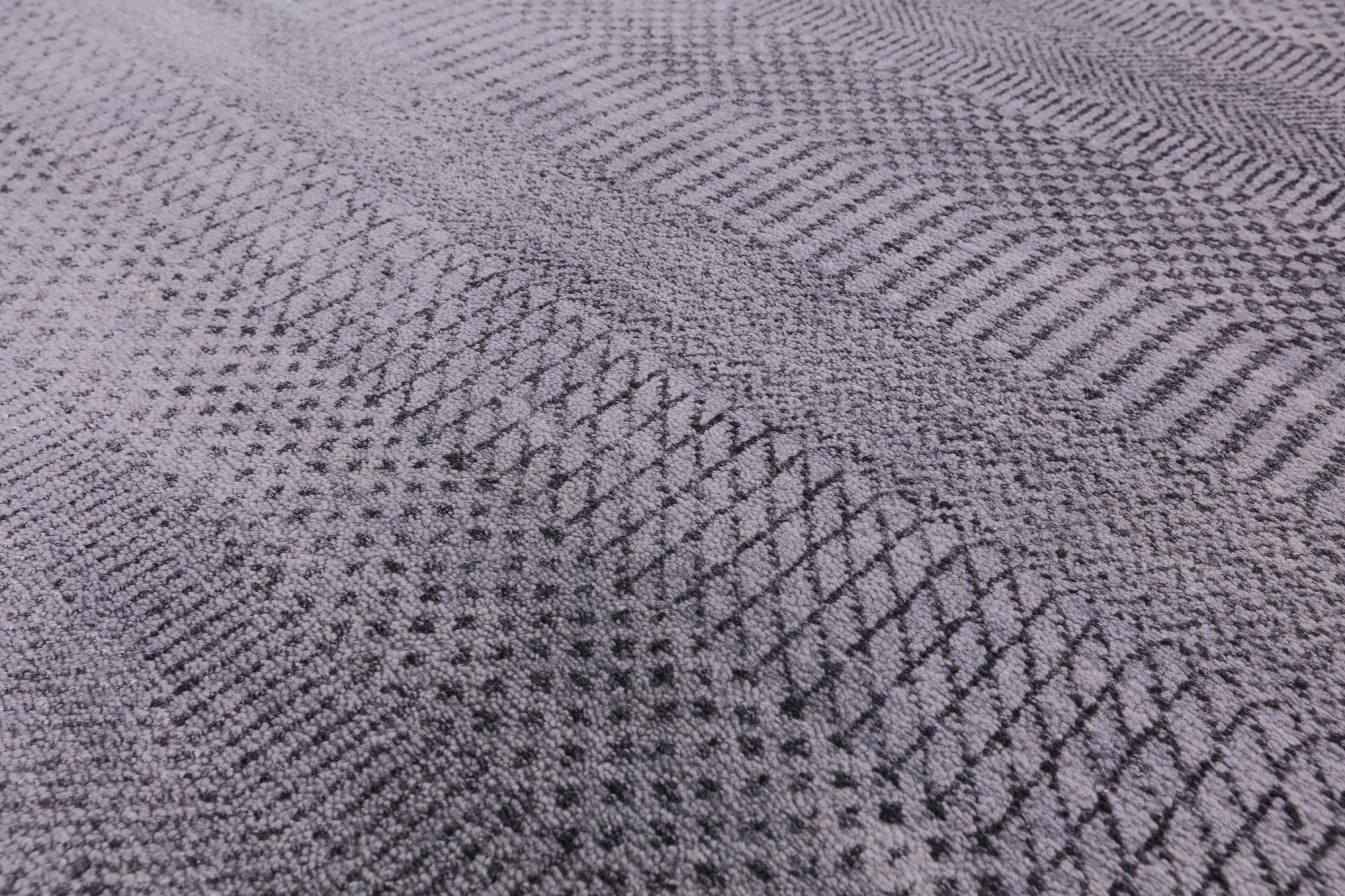 Grey Savannah Grass Handmade Wool & Silk Rug - 9' 0" X 12' 4" - Golden Nile