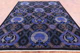 William Morris Handmade Wool Rug - 8' 2" X 10' 1" - Golden Nile