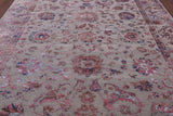 Grey Persian Hand Knotted Wool & Silk Rug - 8' 3" X 10' 0" - Golden Nile