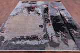 Modern Handmade Wool & Silk Rug - 8' 1" X 10' 1" - Golden Nile