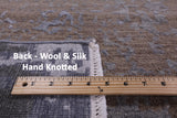 Modern Handmade Wool & Silk Rug - 8' 1" X 10' 1" - Golden Nile