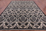 William Morris Handmade Wool Rug - 9' 3" X 11' 10" - Golden Nile