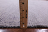 Grey Savannah Grass Handmade Wool & Silk Rug - 8' 1" X 10' 4" - Golden Nile