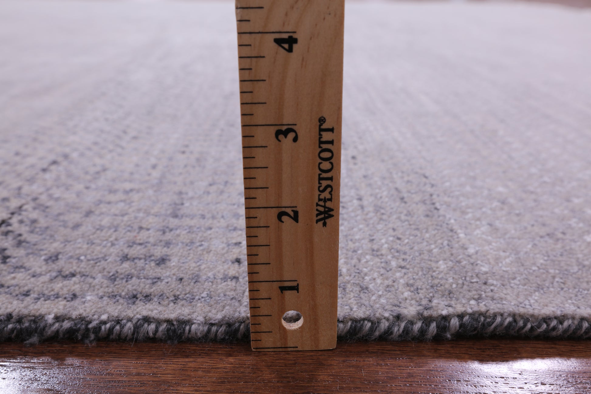 Grey Savannah Grass Handmade Wool & Silk Rug - 8' 1" X 10' 4" - Golden Nile