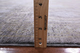 Grey Full Pile Overdyed Handmade Wool Rug - 8' 1" X 10' 1" - Golden Nile