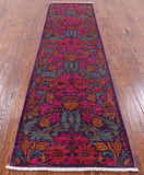 William Morris Handmade Wool Runner Rug - 2' 5" X 9' 10" - Golden Nile