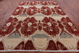 Tribal Persian Gabbeh Handmade Wool Rug - 9' 0" X 12' 4" - Golden Nile