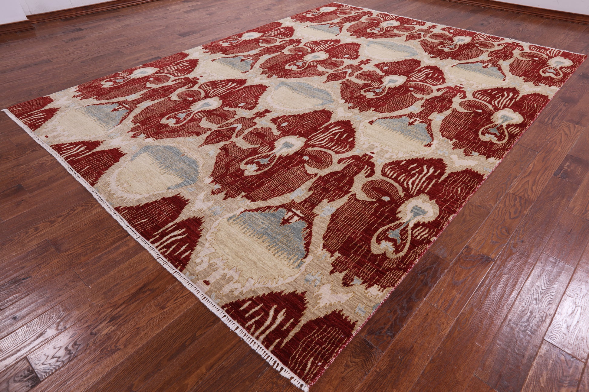 Tribal Persian Gabbeh Handmade Wool Rug - 9' 0" X 12' 4" - Golden Nile