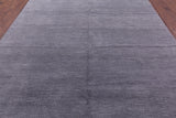 Grey Savannah Grass Handmade Wool & Silk Rug - 8' 2" X 10' 3" - Golden Nile