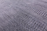 Grey Savannah Grass Handmade Wool & Silk Rug - 8' 2" X 10' 3" - Golden Nile