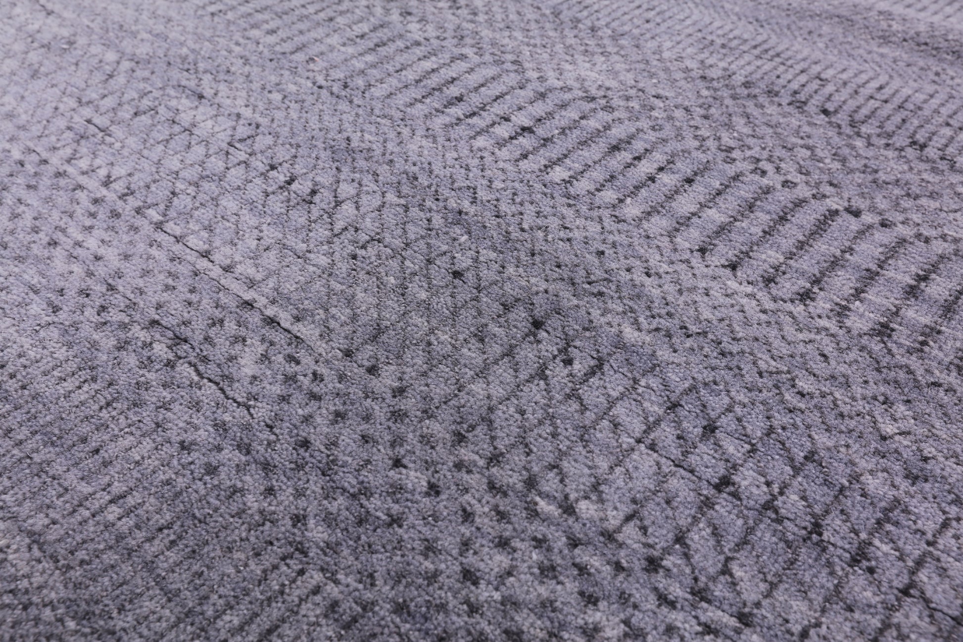 Grey Savannah Grass Handmade Wool & Silk Rug - 8' 2" X 10' 3" - Golden Nile