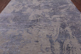 Grey Modern Handmade Wool & Silk Rug - 8' 1" X 10' 1" - Golden Nile
