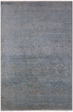 William Morris Hand Knotted Wool Rug - 6' 1" X 9' 1" - Golden Nile