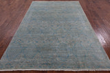 William Morris Hand Knotted Wool Rug - 6' 1" X 9' 1" - Golden Nile