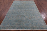 William Morris Hand Knotted Wool Rug - 6' 1" X 9' 1" - Golden Nile