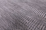 Grey Savannah Grass Handmade Wool & Silk Rug - 9' 2" X 12' 2" - Golden Nile