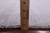 Grey Savannah Grass Handmade Wool & Silk Rug - 9' 2" X 12' 2" - Golden Nile