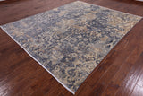 Modern Handmade Wool  Rug - 8' 1" X 9' 10" - Golden Nile